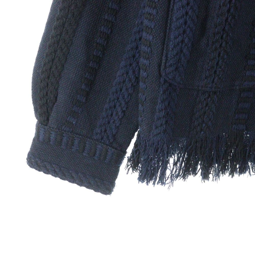 KITH (キス) 25AW Mixed Stripe Tweed Boxy Collared Overshirt