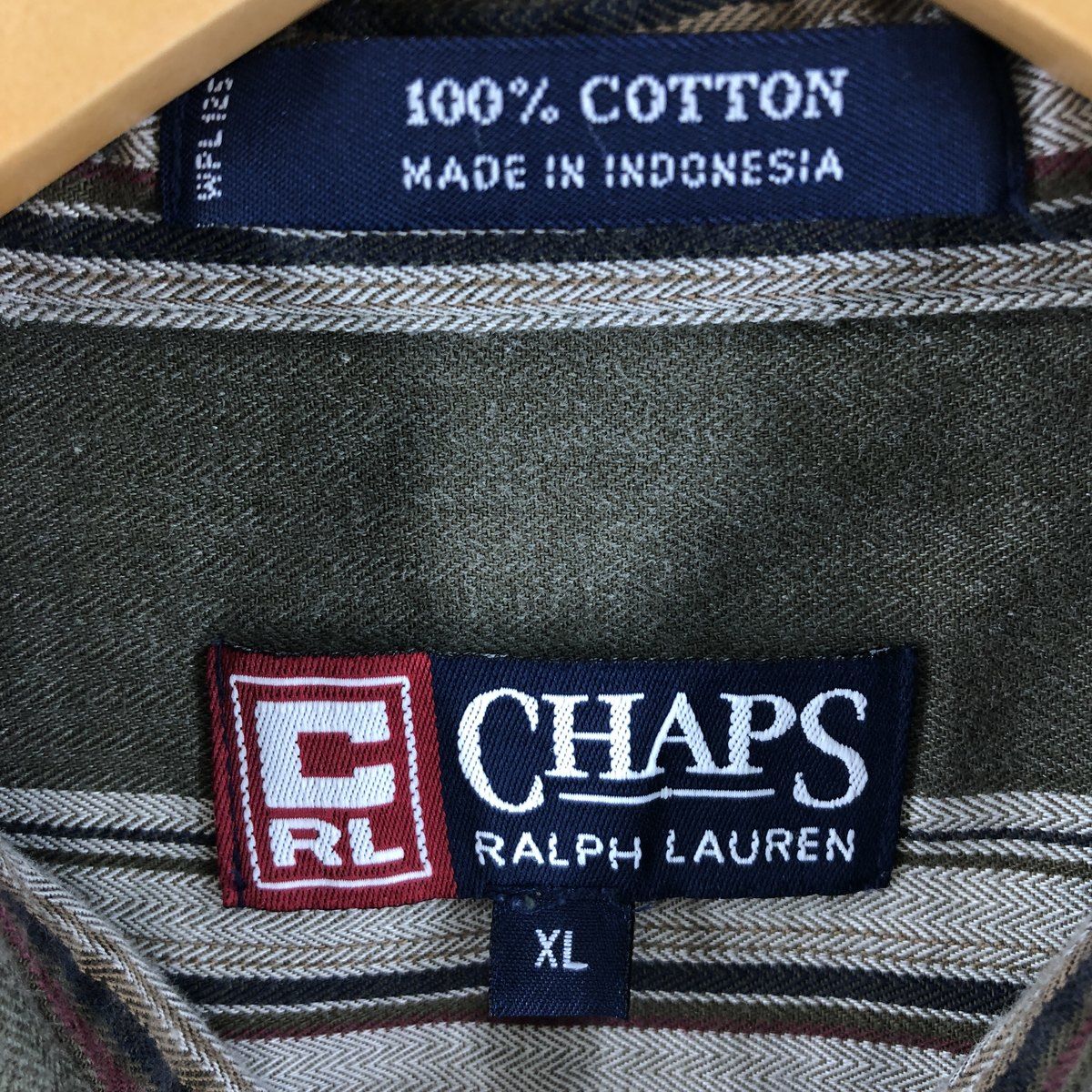 古着 ラルフローレン Ralph Lauren CHAPS チャップス マルチストライプ