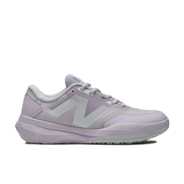 数量限定！ニューバランス NewBalance レディース テニスシューズ オムニ・クレー フューエルセル 796 v4 O Y4 PURPLE D WCO796Y4D パープル 23.0cm 防水ファスナー