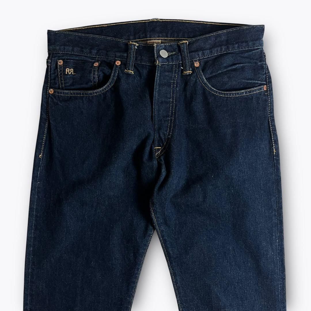 濃紺】RRL LOW STRAIGHT デニムパンツ 濃紺 W30 アメリカ製