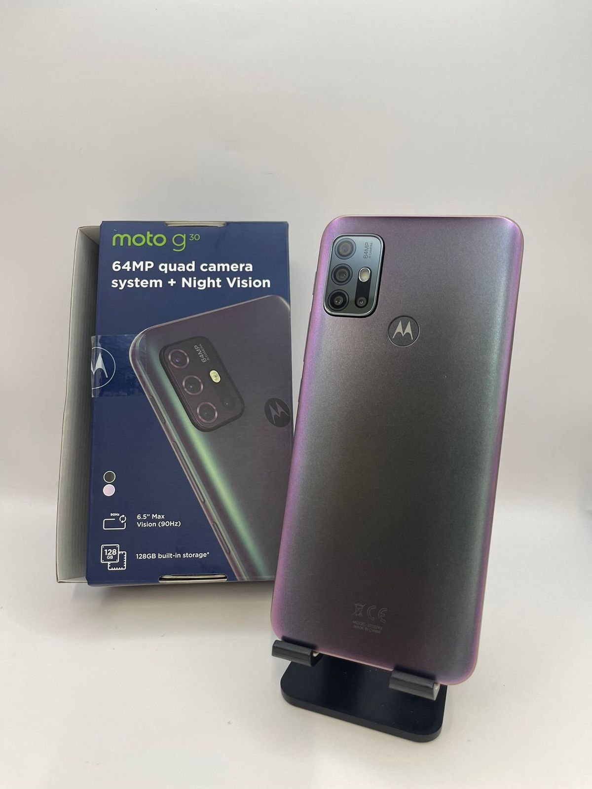 【新品】moto g30 ダークパール simフリー 一括購入品 Amazon | Motorola（モトローラ） moto g30 - ダークパール6.5