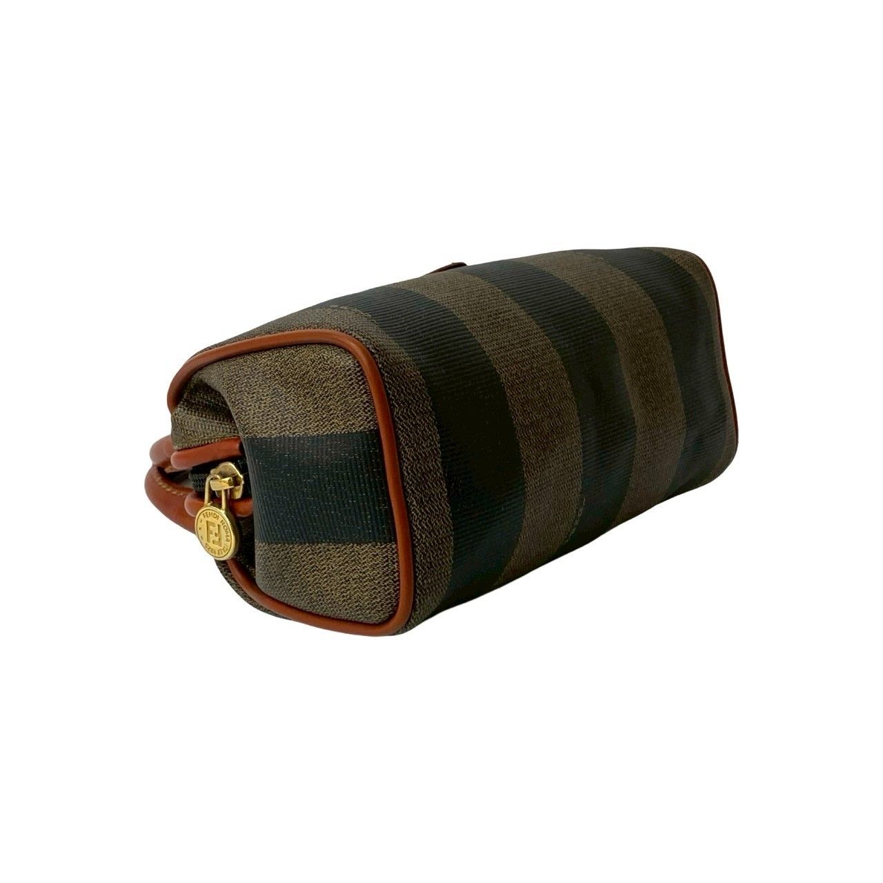 極 美品 FENDI フェンディ ヴィンテージ ペカン柄 FF ロゴ