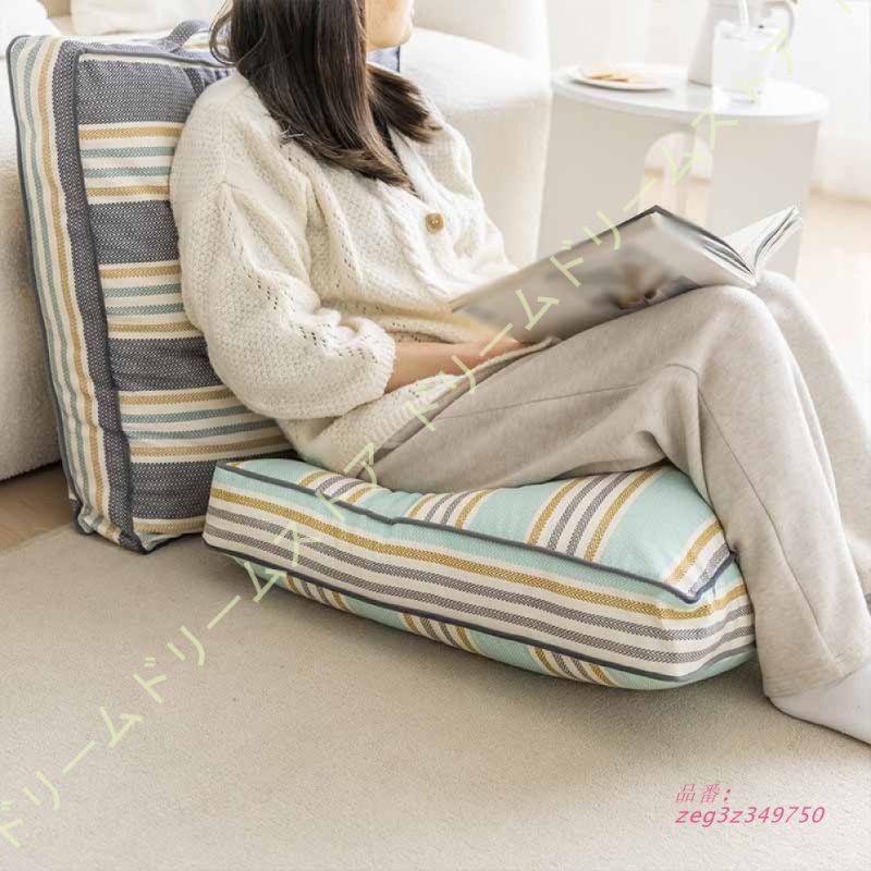 和座布団 クッション 四角形 厚め 北欧 花柄 タタミ フロアマット 体圧分散 可愛 チェアシートクッション お尻に優しい オールシーズン 座り心地いい ざぶとん zeg3z349750