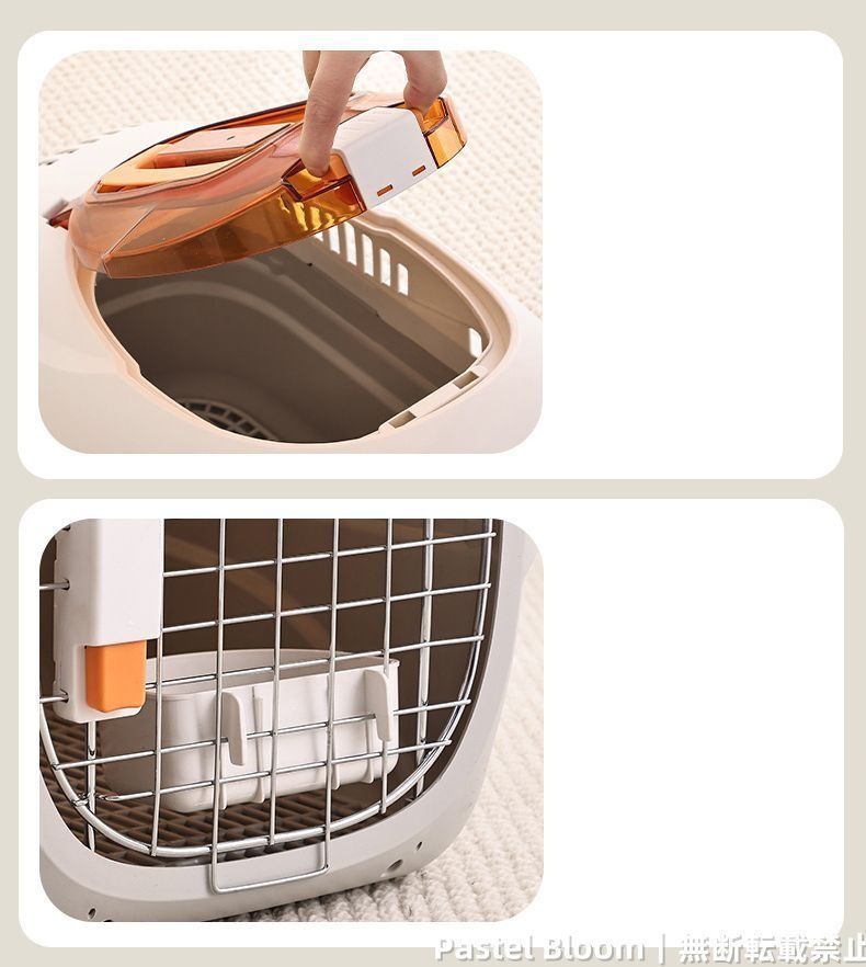 キャリーケース ペットキャリー 室内用ハウス トップオープン 猫犬兎 耐荷重 通気性 持ち運び 航空輸送ボックス 旅行 簡単組立 WWW_SMP1DAWEKUDUS_SCH_ID