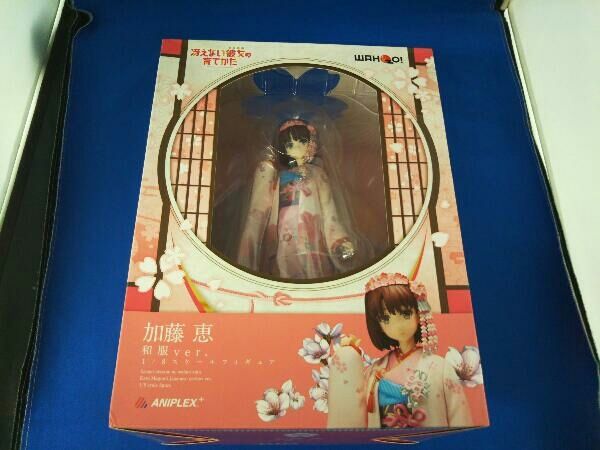 未開封品 フィギュア アニプレックス 加藤恵 和服ver. 1/8 WAHOO