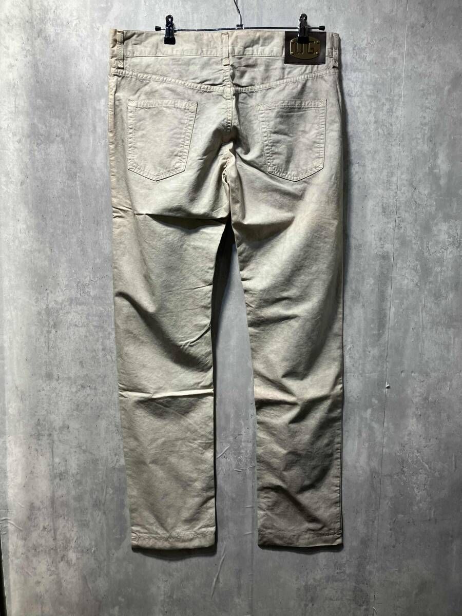 00s DOLCE ＆ GABBANA 加工 denim pants jeans デニムパンツ ジーンズ サイズ52 ベージュ ドルチェ-ガッバーナ