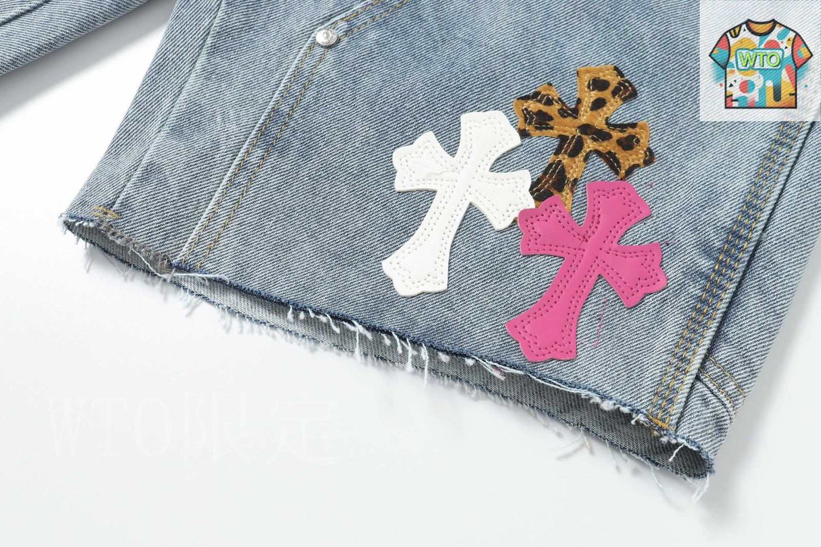 【激レア希少】Chrome Hearts 十字架刺繍 ビニー 今日特価】Chrome Hearts CH クロムハーツ 十字架刺繍