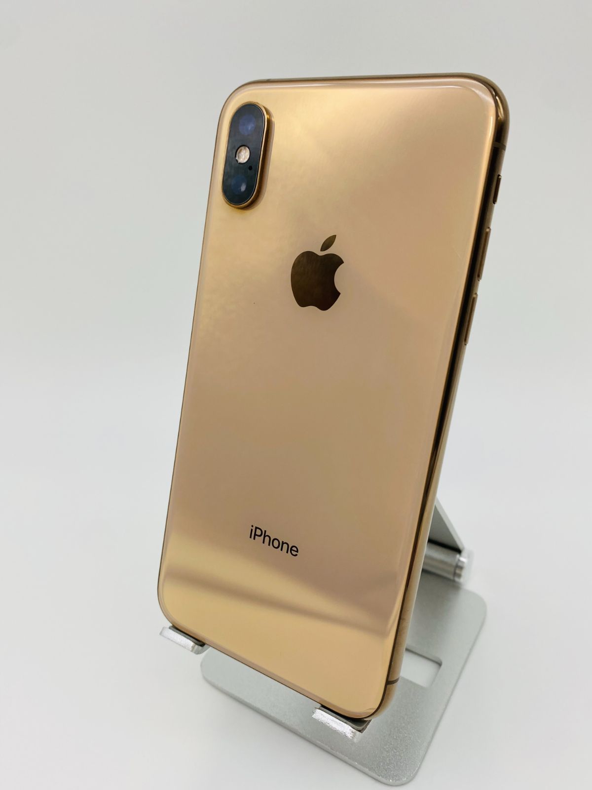 iPhoneXS 64GB ゴールド/バッテリー100%/シムフリー/新品おまけ付 XS-027