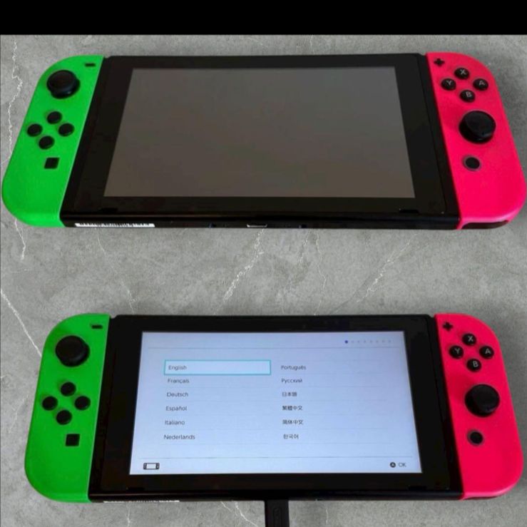 き Nintendo ニンテンドースイッチ 本体 HAC-001 初期化多数22100