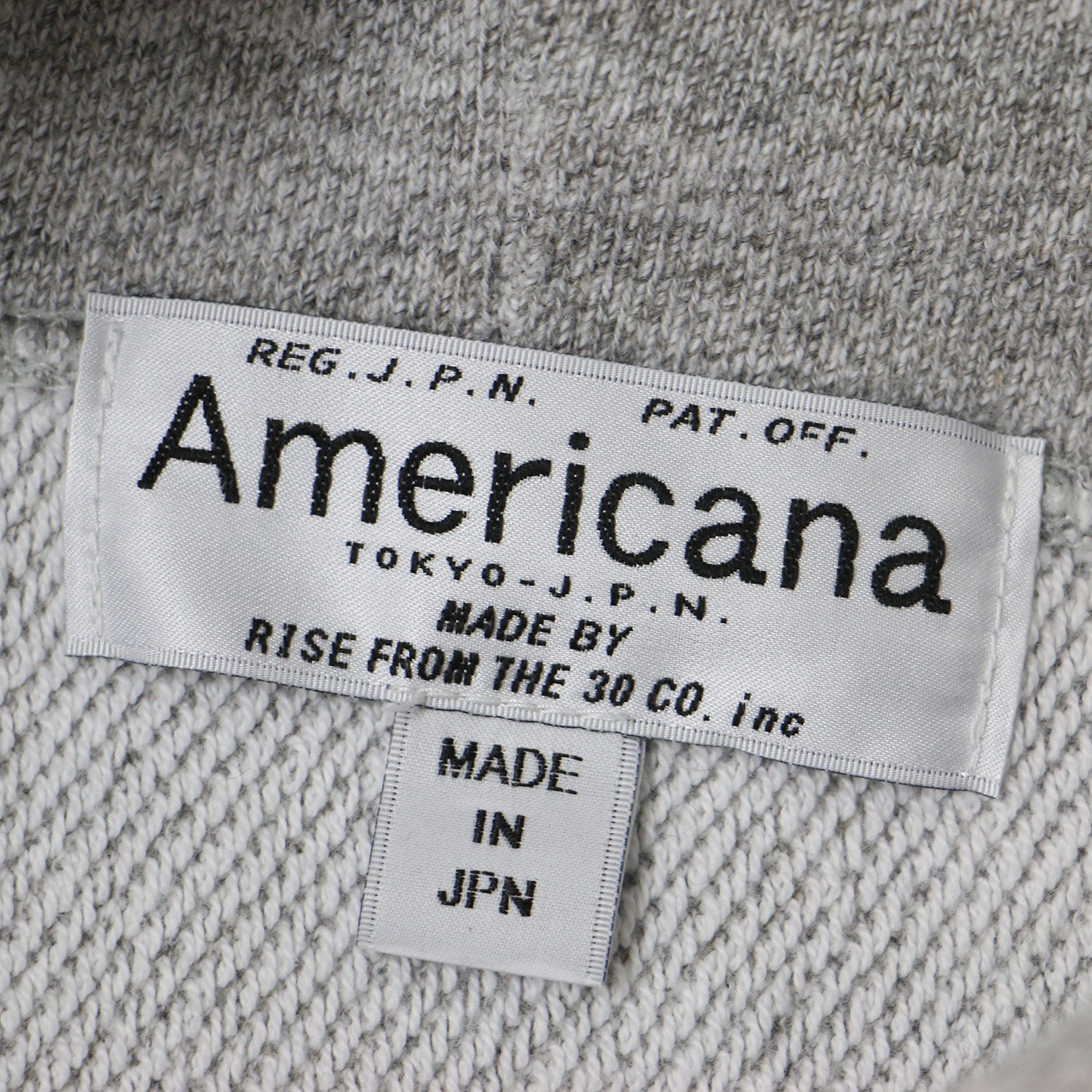 美品 AMERICANA アメリカーナ パーカー グレー FREE ロング