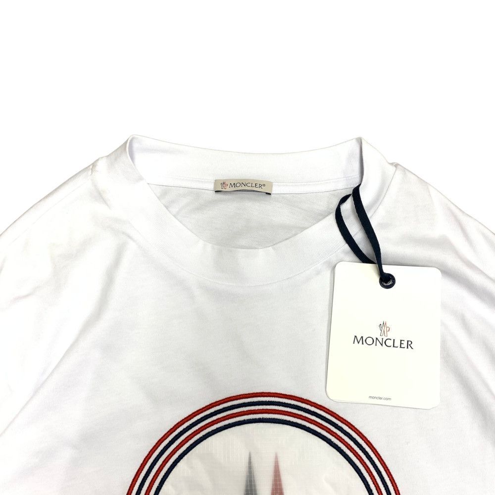 新品 MONCLER ビッグロゴ ロングスリーブ Tシャツ ロンT - メルカリ