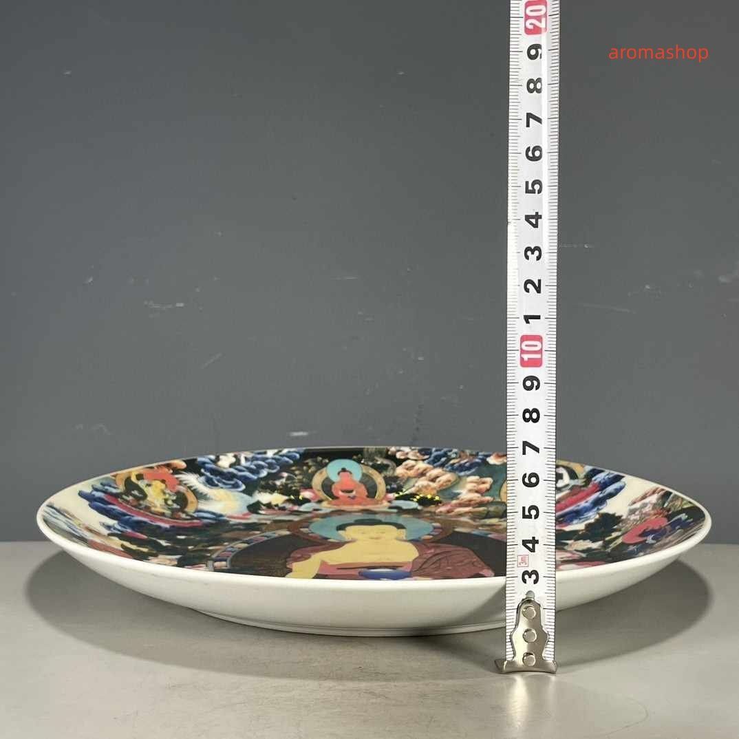 景徳鎮 お皿 観賞皿 清 乾隆年制 蒔絵唐 賞盤 賞皿 全品 龍柄