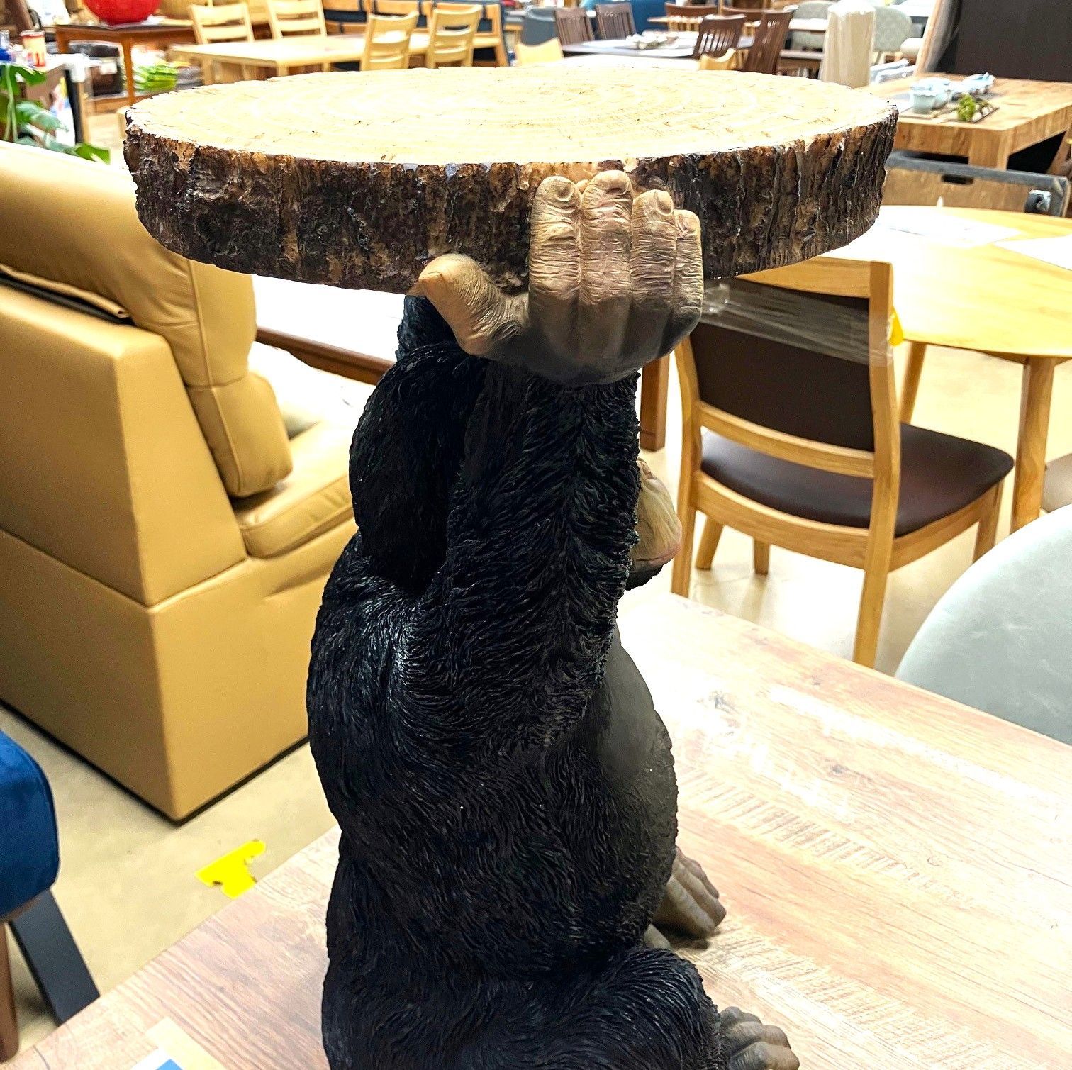 アニマルサイドテーブル チンパンジー サル テーブル - メルカリ