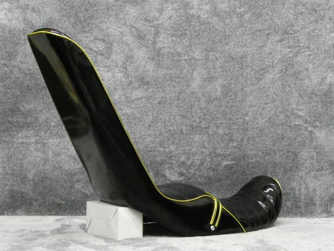 ゼファー４００前期　黒金エナ　６０ｃｍ　三段シート/ブラック3段 補強入 初期 ゼファー400 前期 黒金エナ 60cm 三段シート/ブラック