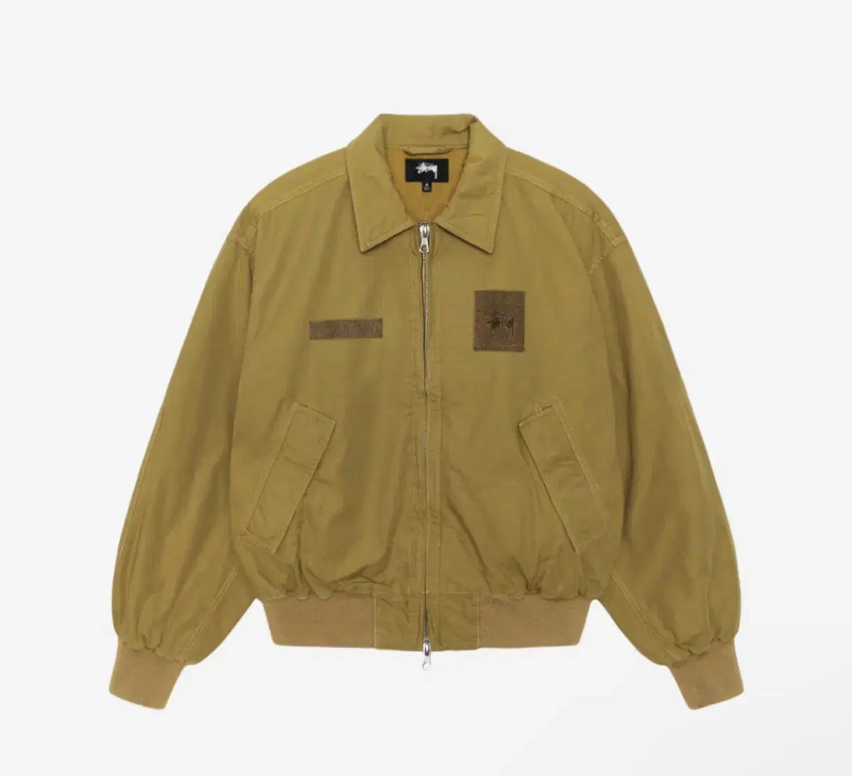 STUSSY(ステューシー) ボンバー オリーブ L