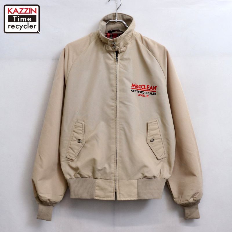 80s-90s C.W マドラスチェック コットン ジップ スウィングトップ 80s