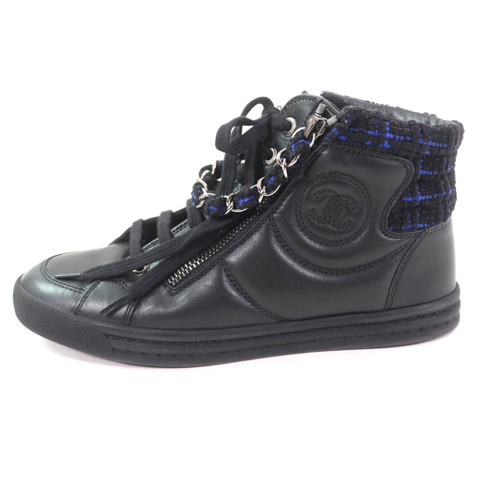美品☆CHANEL シャネル G31316 ココマーク フロントジップ