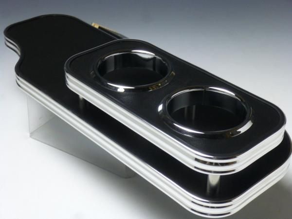 フロントテーブル レザーブラック