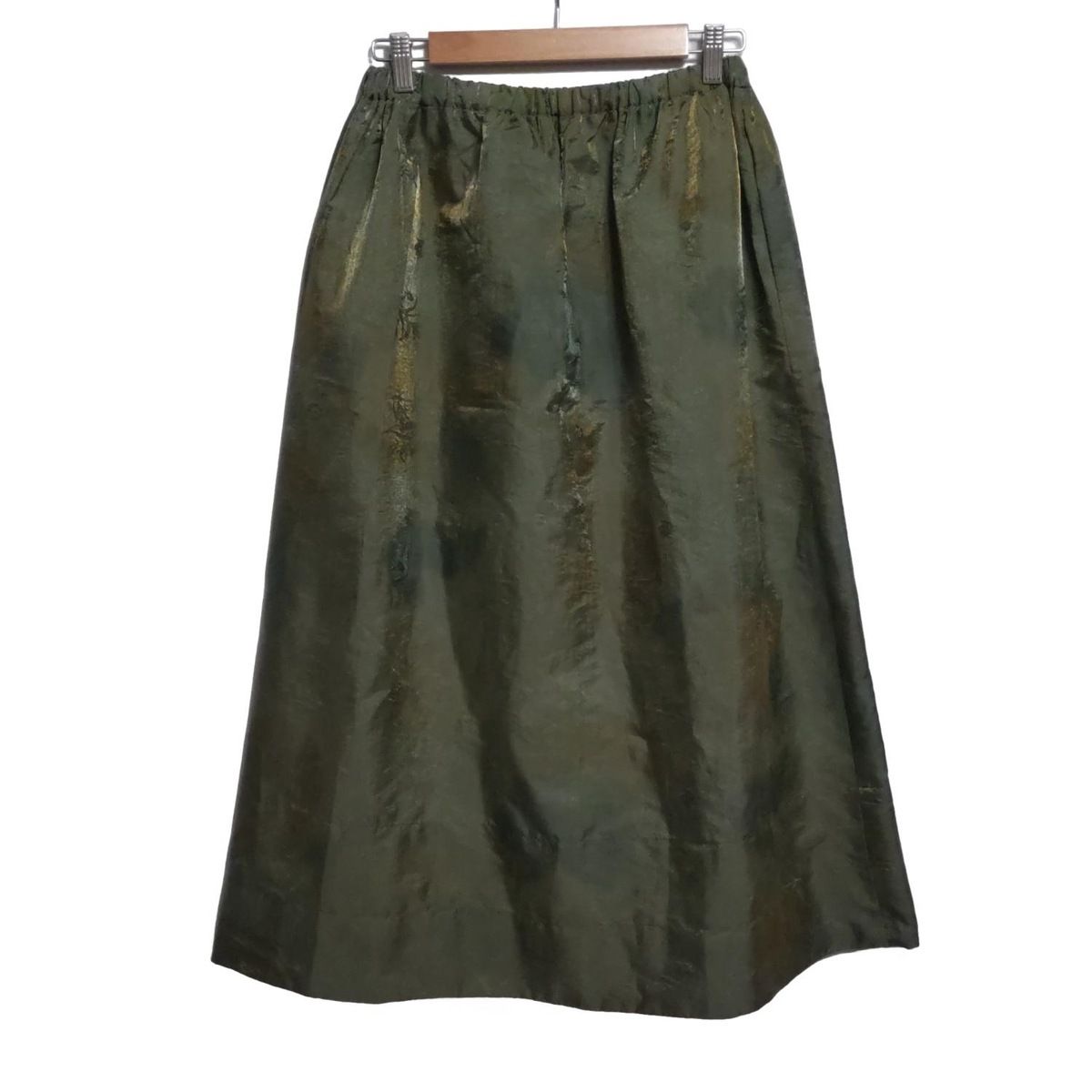 Plantation プランテーション ロングスカート サイズM レディース - カーキ マキシ丈 ウエストゴム