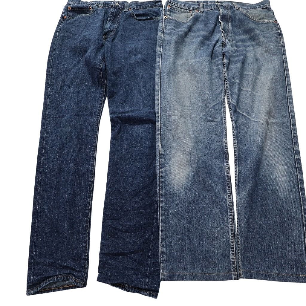 【訳あり】 古着卸 まとめ売り リーバイス 品番MIX デニム パンツ 15枚セット (メンズ ) フェード インディゴ アメカジ 中古 古着 WA2900