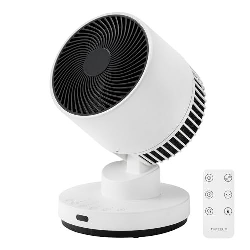 スリーアップ ヒート クール 温冷 サーキュレーター 温風機能 左右自動首振り 衣類乾燥機能付 ホワイト HC