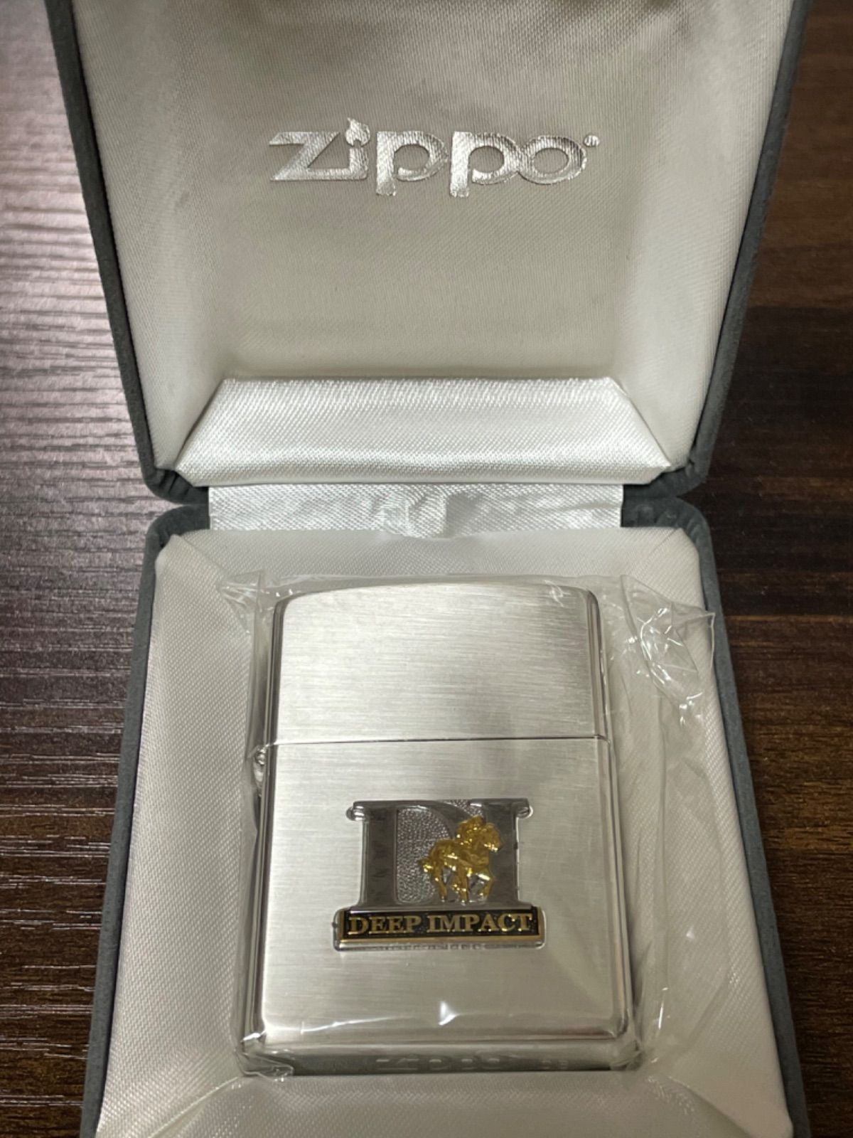 zippo ディープインパクト 金 銀 メタル 立体メタル 2006年製 - E.Z