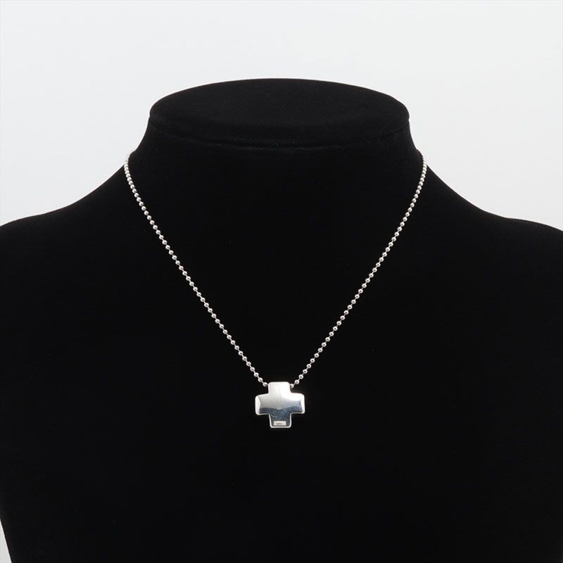 【美品】Tiffany&Co. ティファニー　ネックレス　ローマンクロス　925 TIFFANY&Co. ティファニー ネックレス ローマン クロス シルバー
