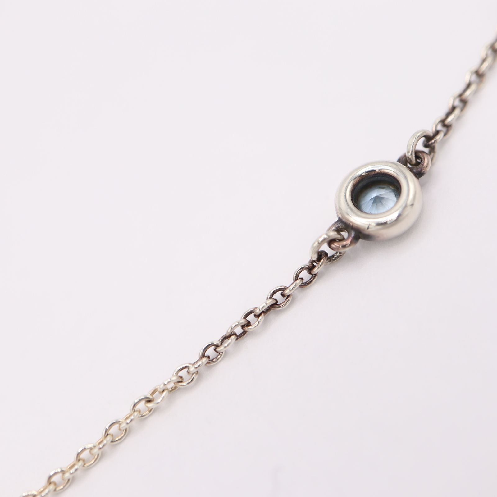 ティファニー　バイザヤード　3P アクアマリン　ネックレス　925 TIFFANY＆Co. ティファニー ネックレス アクアマリン