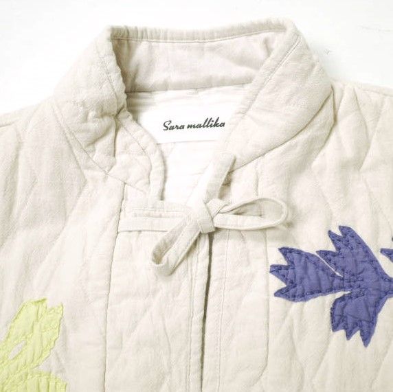 【新品未使用】サラマリカ Sara mallika フラワー柄ジャケット セール】【SARA MALLIKA/サラマリカ】 COTTON FLOWER PATCHWORK
