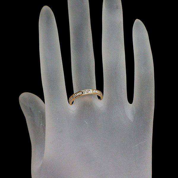 スタージュエリー K18YG/Pt900 ダイヤモンド リング 0.39ct フル  