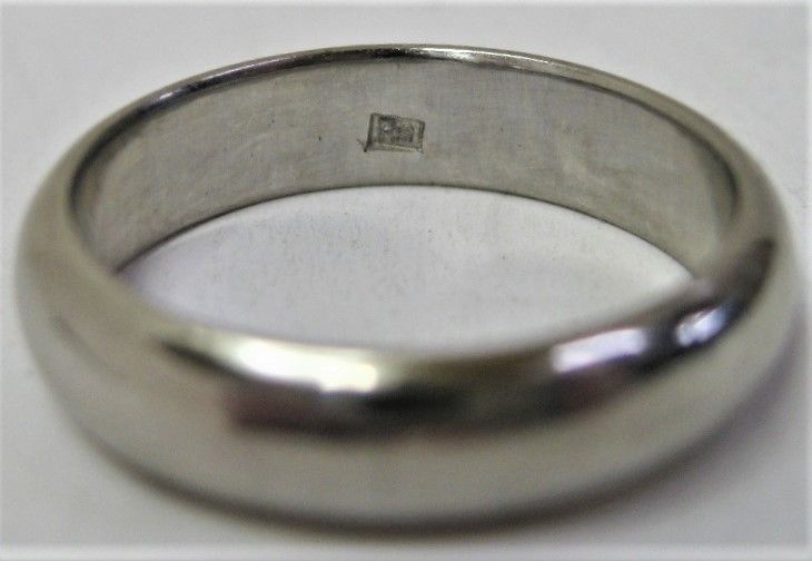 プラチナ 甲丸 マリッジ リング サイズ #15 男女兼用 結婚指輪 a ...