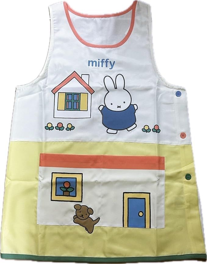 確認用】エプロン [ミッフィー] 保育士 ミッフィーmiffy キャラクター保育士エプロン　フリーサイズ　新品未使用