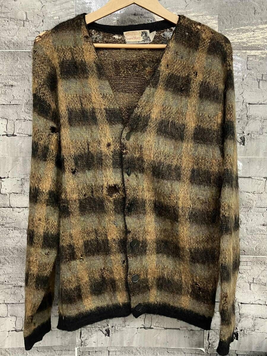 BAMBERGERS MEN’S STORE モヘアカーディガン VINTAGE カーディガン Lサイズ