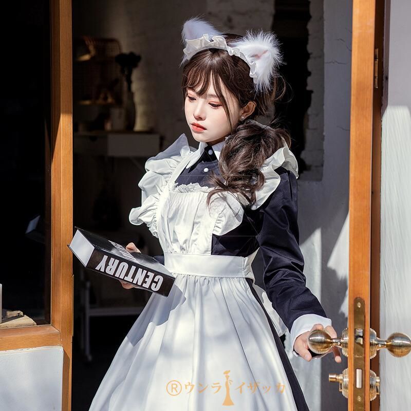 ロリータ ワンピース メイド ワンピース コスプレ パーティードレス コスチューム 衣装 ハロウィン クリスマス Lolita系ロリータワンピースロリータドレス ワンピース コスプレ