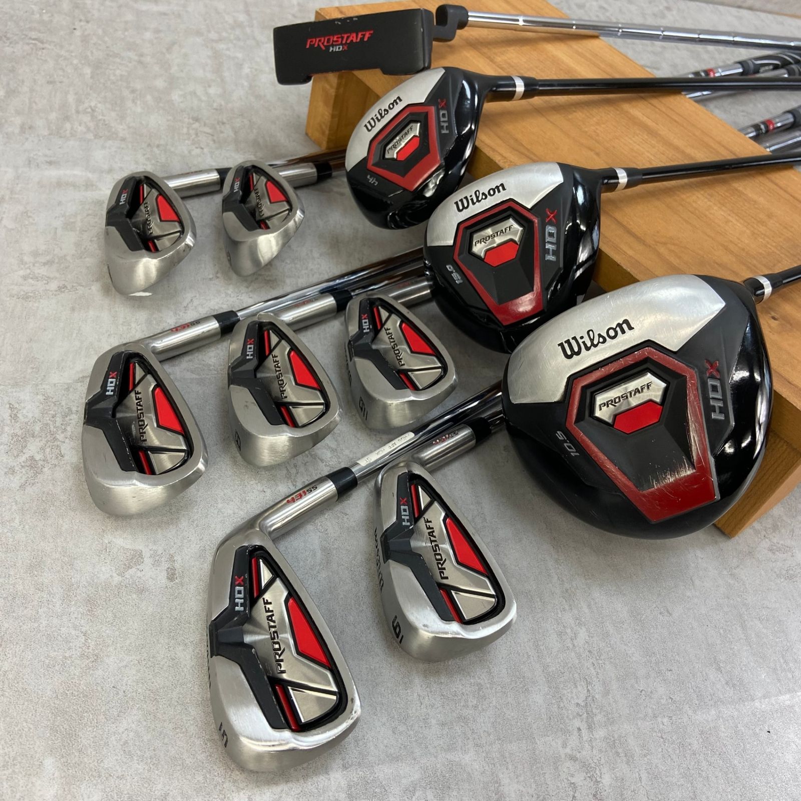 Wilson ウィルソン PROSTAFF HDX プロスタッフ メンズゴルフ11本セット 