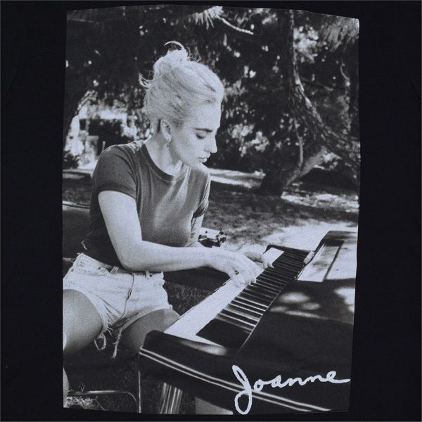 LADY GAGAレディーガガ Joanne Piano Photo Tシャツ