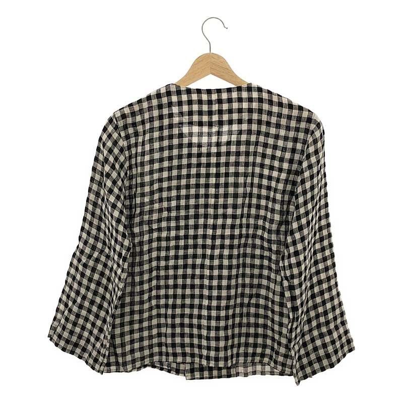 atelier naruse / アトリエナルセ | linen W button blouse