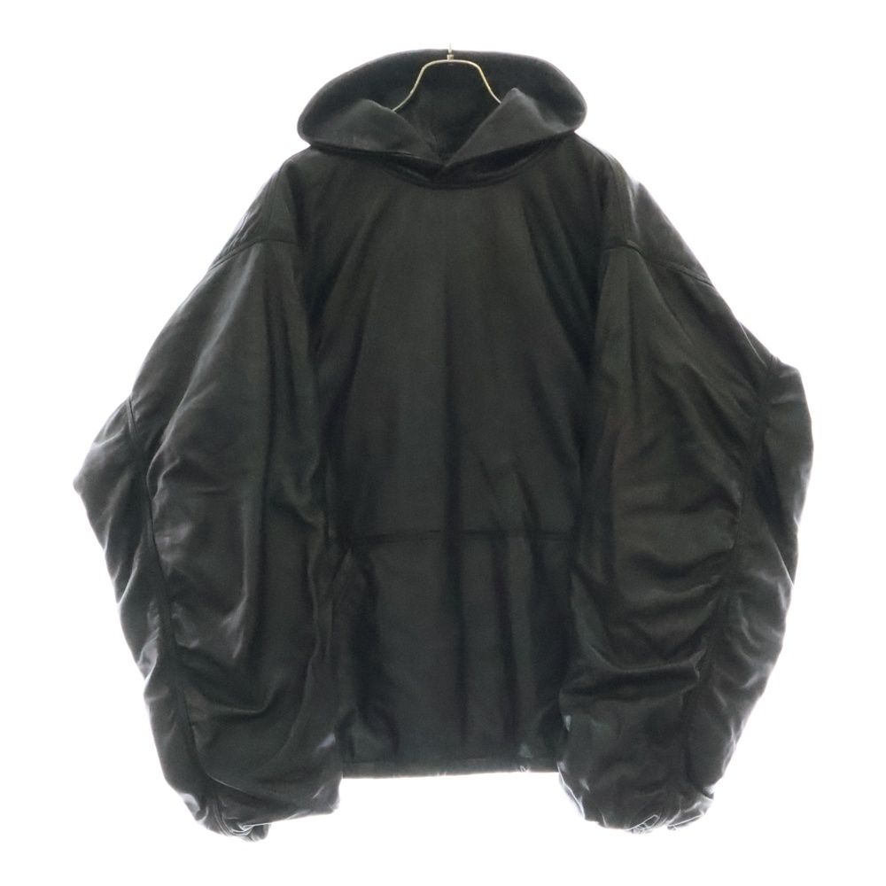 BALENCIAGA (バレンシアガ) 22AW Oversized Leather Hoodie シープ 