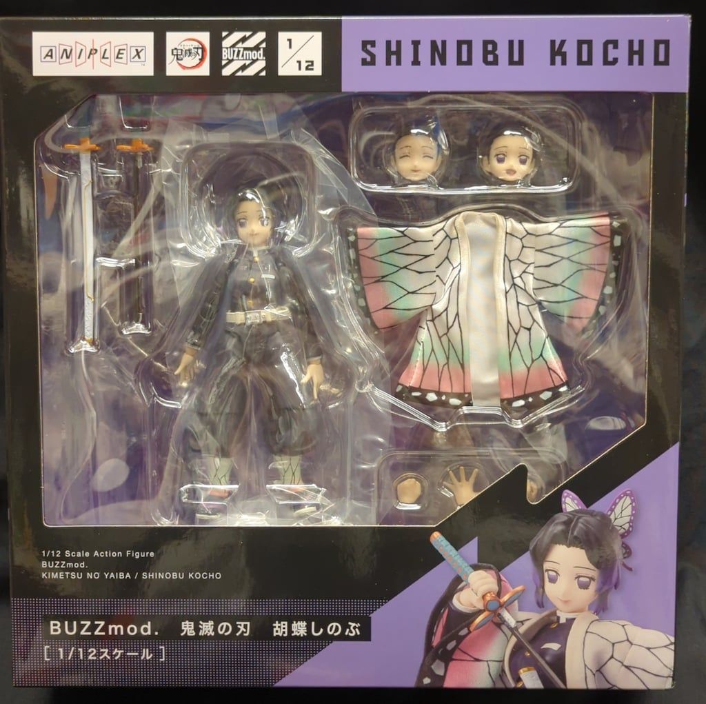 新品未開封BUZZmod.胡蝶しのぶ　1/12 Amazon.co.jp: 【アニプレックス】きめつのやいば【BUZZmod