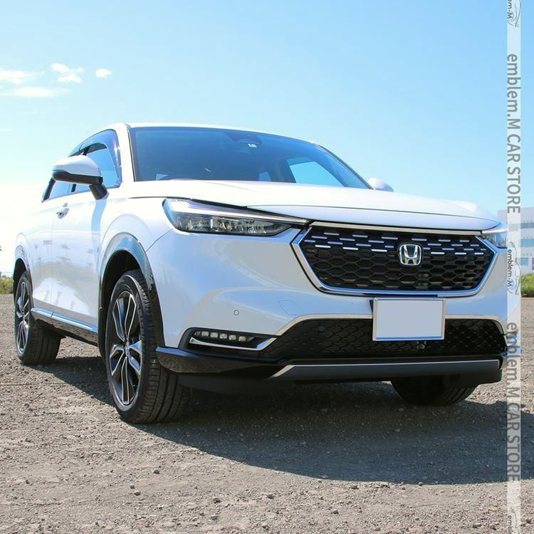 新型ヴェゼル RV パーツ フロントグリルガーニッシュ 2P 外装 VEZEL e HEV BRIGHTFACE_UK