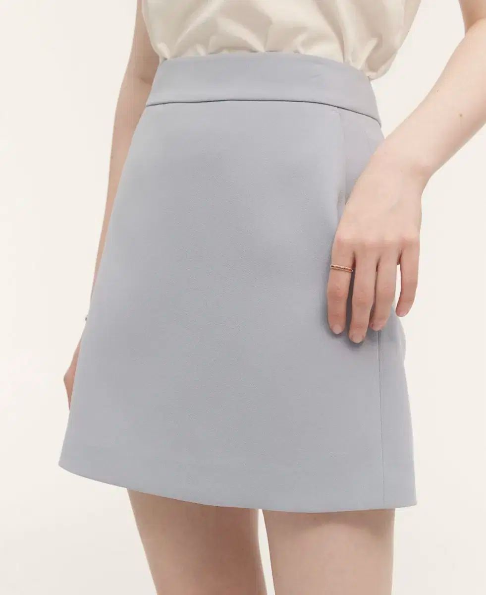 シエ SIE ライリー ミニ スカート クリミブルー S