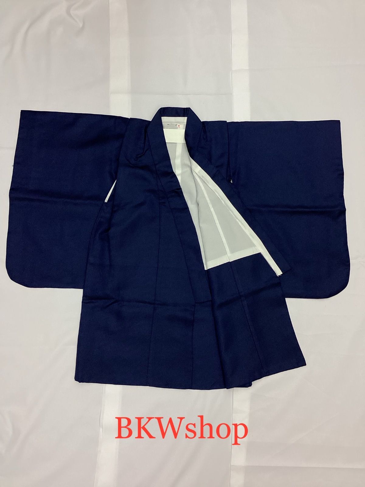 現品限り 品 ３才 男児 羽織 袴 7点セット 羽織 紺地 格子雲に武者柄 着物 紺ぼかし花菱地 袴 ゴールド地 鶴 花柄 七五三 アンティーク 男の子 着付練習 リメイク 舞台 演劇 SKLAD-KIRPICHA_RU