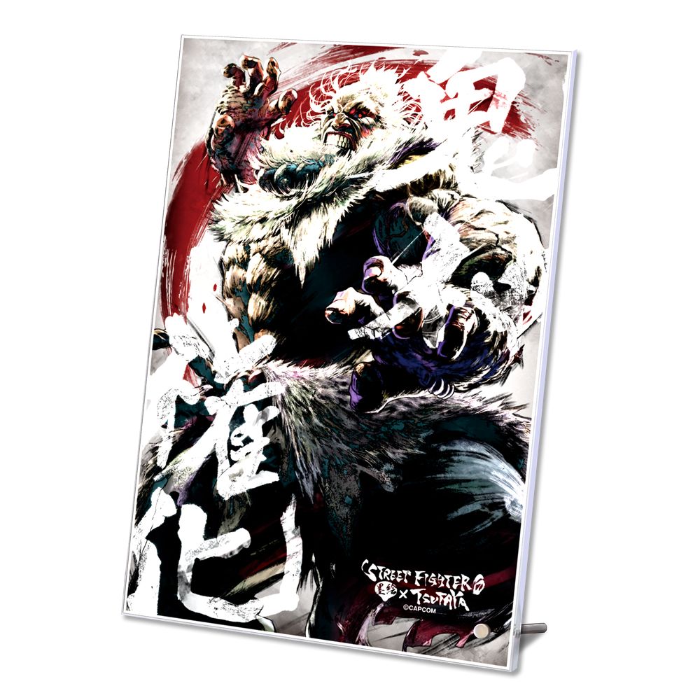 ストリートファイター6 キラ箔アクリルプレート ルーク 春麗 ジュリ 豪