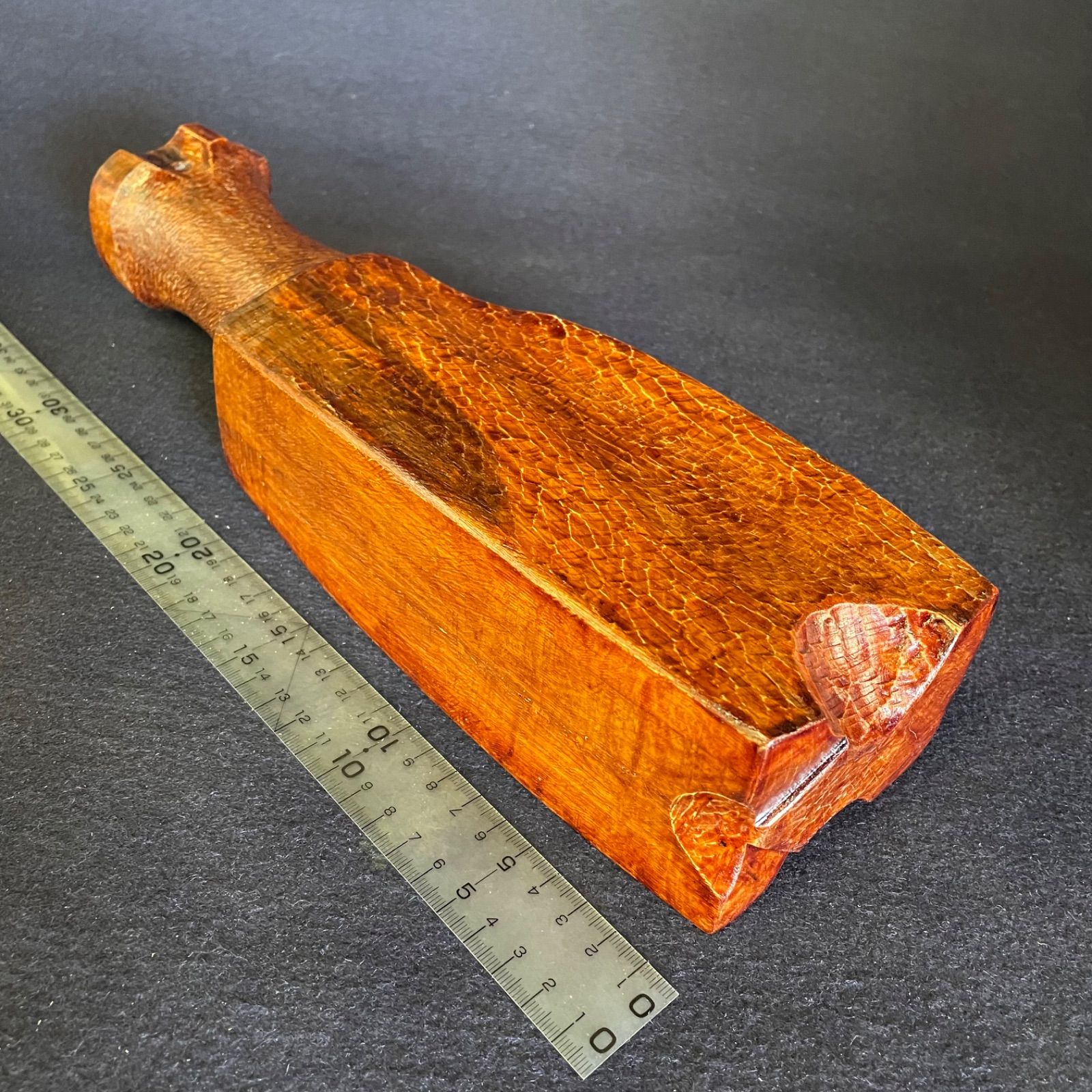 ダークソール風　棍棒　65㎝　2.4㎏　樫の木 木彫バトニング棒(樫•Q604)604g 乾燥材 叩き棒 木槌 ウッドハンマー