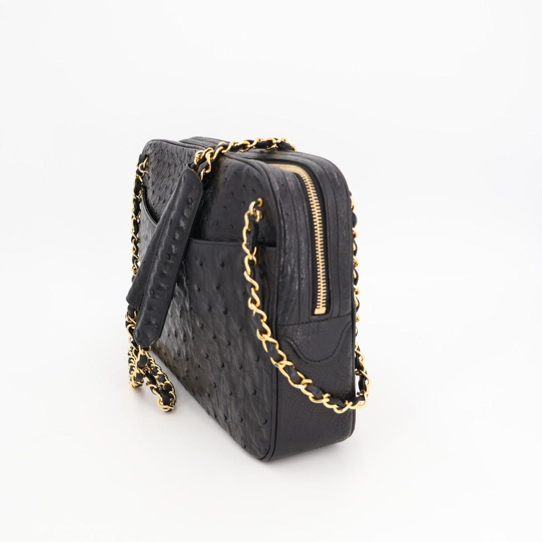 CHANEL オーストリッチレザー ショルダーバッグ シャネル 11962-4.jpg
