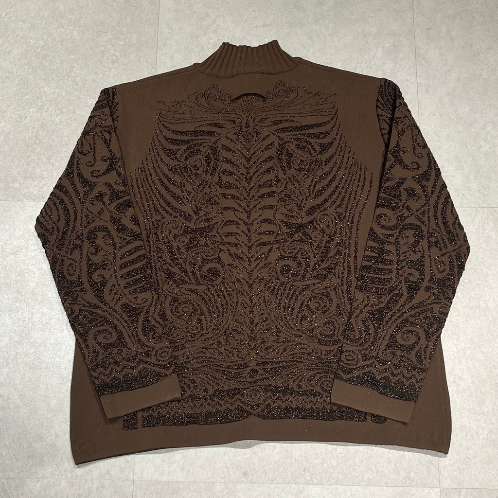 Jean Paul Gaultier ブラウンニット Jean Paul Gaultier◇Vネック