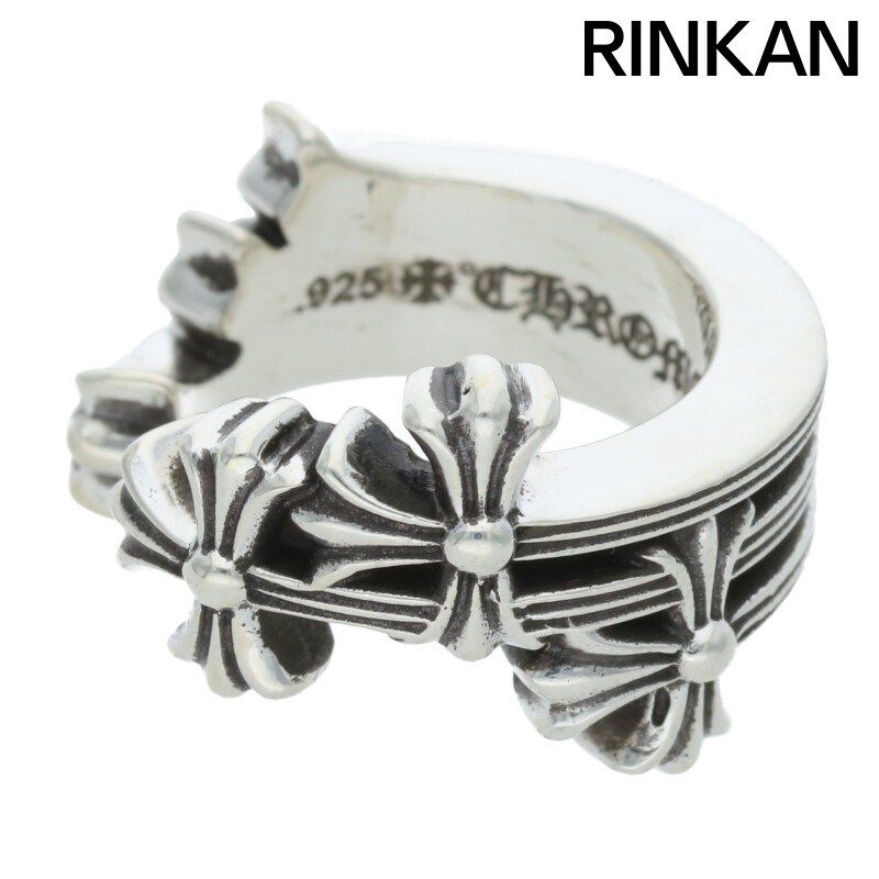 Chrome Hearts クロスモチーフリング　11号 CHROME HEARTS] Chrome Hearts Floral Cross Ring No. 11