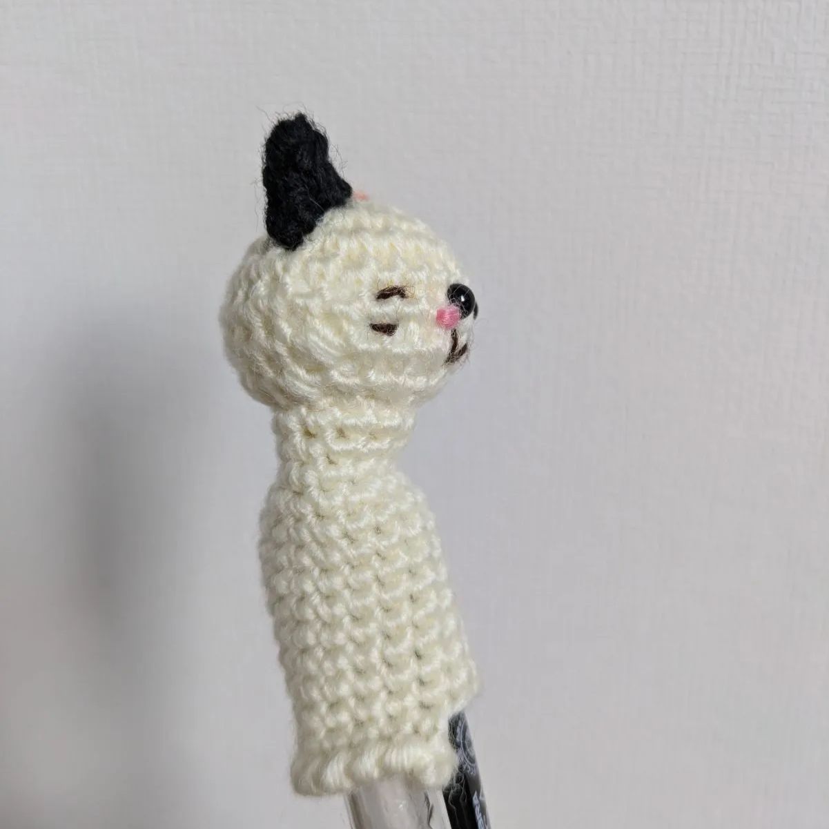 【イチ】　あみぐるみ　オーダーメイド　ぬいぐるみ　アートドール　三毛猫 オーダーの三毛子ちゃん完成しました。 キャットアートドール第
