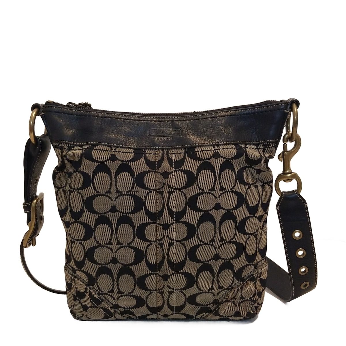 COACH(コーチ) ショルダーバッグ シグネチャーミディアムダッフル 