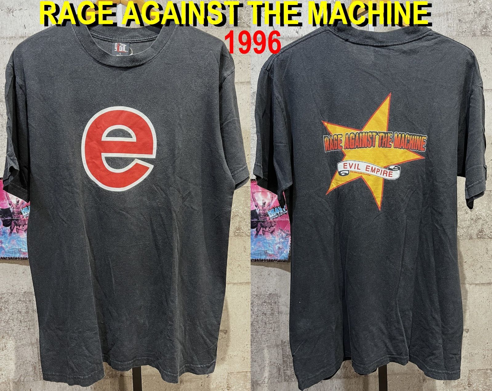 96年 レイジアゲインストザマシーン EVIL EMPIRE Tシャツ L RAGE AGAINST THE MACHINE 90'S ヴィンテージ  - メルカリ